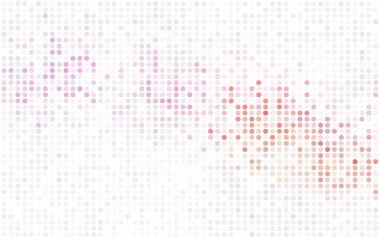 Hafif pembe vektör modern geometrik daire arka plan. Noktalı doku şablonu. Gradyan ile noktalı resim tarzda geometrik desen. 