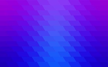 Açık pembe, mavi vektör modern geometrik arkaplan. Soyut şablon. Kare biçiminde ve gradyanlı geometrik desen.