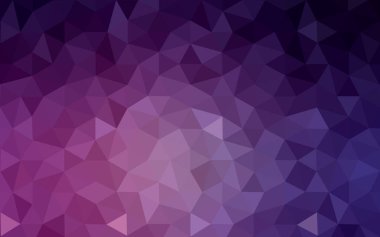 Koyu pembe vektör poligonal illüstrasyon, hangi üçgen oluşur. Üçgen tasarım işiniz için. Yaratıcı geometrik arka plan gradyan ile Origami tarzında