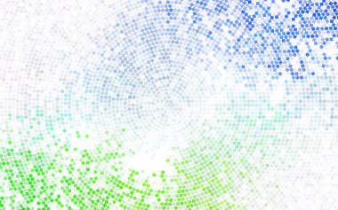 Dikdörtgenlerin ve karelerin koyu mavi vektör arkaplanı. Yorgan ve battaniye. Geometrik dikdörtgen desen. Dikdörtgen şekilleri ile desen tekrarlanıyor.