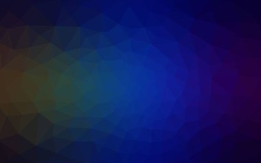 Koyu mavi, yeşil desen vektör. üçgen şablonu. Geometrik örnek. Üçgen şekiller ile rutin tekrar. Yeni doku tasarımınız için. Desen arka plan için kullanılabilir.