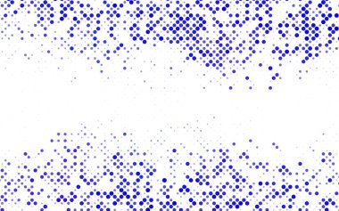 Koyu mavi vektör kırmızı bayrak, üzerinde daireler ve noktalar. Donut arka planı. Yaratıcı Tasarım Şablonu. Teknolojik yarım ton çizimi.