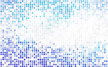 Koyu mavi vektör kırmızı geometrik daireler, şekiller. Renkli mozaik pankart. Renkli disklerle Geometrik arkaplan.