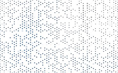 Dairelerden oluşan DARK BLUE vektör çizimi. İşiniz için noktalı gradyan tasarımı. Renkli benekli yarım ton biçiminde yaratıcı geometrik arkaplan.