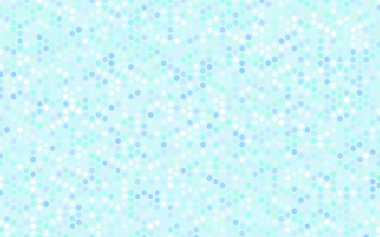 Hafif mavi vektör şekilleri geometrik çevrelerin, kırmızı desen. Renkli mozaik afiş. Renkli diskler ile geometrik arka plan.