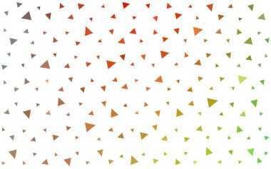 Çok renkli vektör geometrik basit minimalist arka plan, hangi beyaz arka plan üzerinde üçgen oluşur ışık. İş tasarımınız için gradyan ile üçgen desen. 