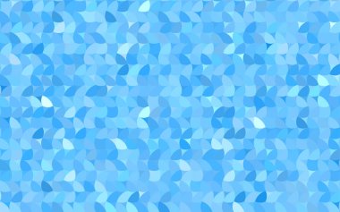 Hafif mavi vektör şekilleri geometrik çevrelerin, kırmızı desen. Renkli mozaik afiş. Renkli diskler ile geometrik arka plan.