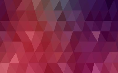 Hafif pembe, kırmızı vektör soyut dokulu poligonal arka plan. Bulanık üçgen tasarım. Desen arka plan için kullanılabilir.