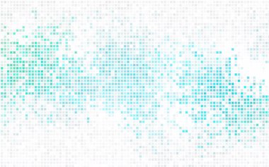 Koyu mavi, yeşil modern geometrik arka plan vektör. Soyut şablonu. Gradyan ile kare tarzda geometrik desen.