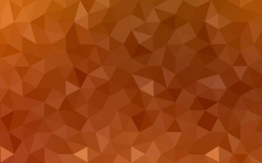 Işık turuncu vektör desen. üçgen şablonu. Geometrik örnek. Üçgen şekiller ile rutin tekrar. Yeni doku tasarımınız için. Desen arka plan için kullanılabilir.