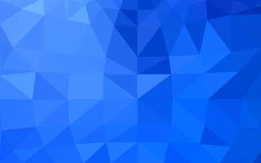 Hafif BLUE vektör bulanık arkaplan tasarımı. Origami tarzında gradyan ile Geometrik arkaplan. 