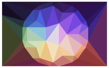 Açık renkli vektör elmas deseni. Geometrik Gemstone örneği. Ortasında bir mücevher olan şablon tekrarlanıyor. Tasarımınız için mücevher dokusu. Desen arkaplan için kullanılabilir.