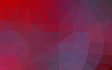 Açık Pembe, kırmızı vektör çokgen çizimi, üçgenlerden oluşur. İş tasarımınız için üçgen desen. Origami tarzında gradyan ile Geometrik arkaplan. 