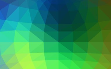 Açık mavi, yeşil vektör modern geometrik arka plan. Doku, yeni arka plan. Geometrik arka plan gradyan ile Origami tarzında. 