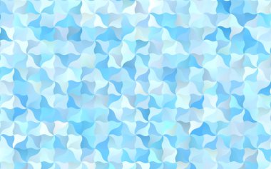 Hafif mavi vektör bulanık şablonu. Bulanık satır oluşur illüstrasyon parlayan. Poligonal tasarım web siteniz için kullanılabilir.