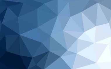 Hafif BLUE vektör bulanık arkaplan tasarımı. Origami tarzında gradyan ile Geometrik arkaplan. 