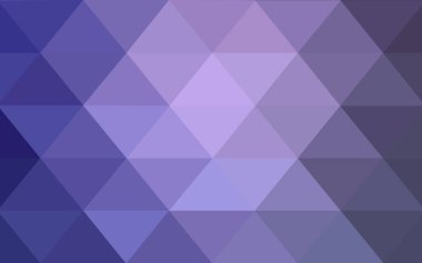 Hafif Mor vektör çokgen çizimi, üçgenlerden oluşur. İş tasarımınız için üçgen desen. Origami tarzında gradyan ile Geometrik arkaplan. 