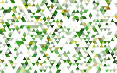 Işık yeşil vektör poligonal model. Üçgen oluşur illüstrasyon parlayan. İşiniz için tamamen yeni bir tasarım.