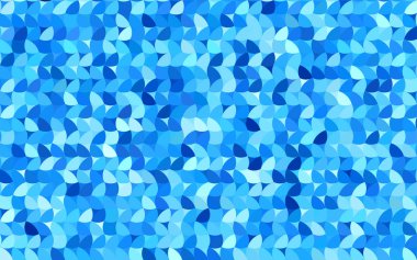 Hafif mavi vektör şekilleri geometrik çevrelerin, kırmızı desen. Renkli mozaik afiş. Renkli diskler ile geometrik arka plan.