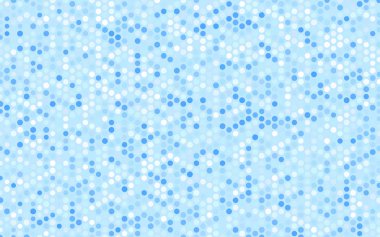 Hafif mavi vektör şekilleri geometrik çevrelerin, kırmızı desen. Renkli mozaik afiş. Renkli diskler ile geometrik arka plan.