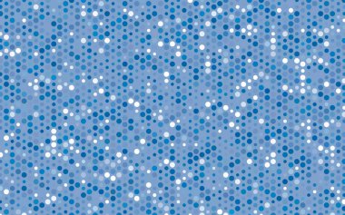 Işık Mavisi vektör kırmızı bayrak, üzerinde daireler ve noktalar var. Donut arka planı. Yaratıcı Tasarım Şablonu. Teknolojik yarım ton çizimi.