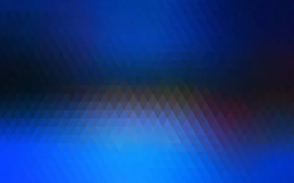 Vetor Azul Escuro Brilhante Modelo Triangular Brilhando Ilustração Colorida Estilo —  Vetores de Stock
