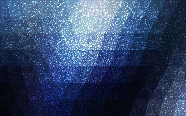 Dunkelblauer Vektor Weihnachtspostkarte Niedrigen Polygon Hintergrund Illustration Bestehend Aus Dreiecken — Stockvektor