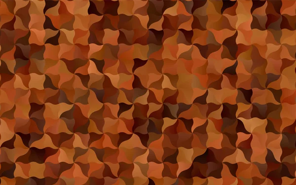 Donker Oranje Vector Wazig Patroon Creatieve Geometrische Illustratie Origami Stijl — Stockvector