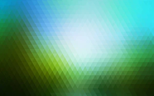 Azul Claro Vetor Verde Padrão Mosaico Abstrato Ilustração Abstrata Colorida —  Vetores de Stock