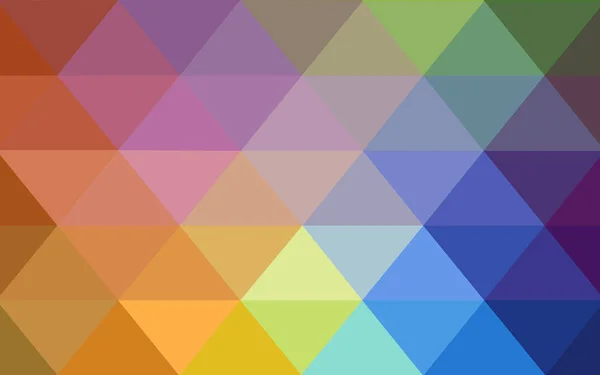 Light Multicolor Vector Polygonal Illustration Which Consist Triangles Triangular Design — Stock Vector