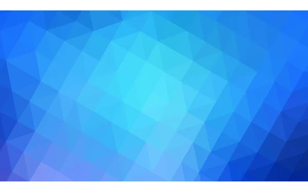 Heller Blauer Vektor Mit Niedrigem Poly Kristallhintergrund Polygon Muster Low — Stockvektor