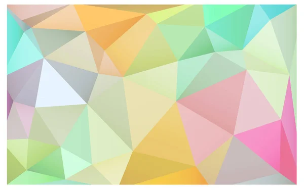 Licht Mehrfarbigen Vektor Verschwommenes Dreieck Hintergrunddesign Geometrischer Hintergrund Origami Stil — Stockvektor