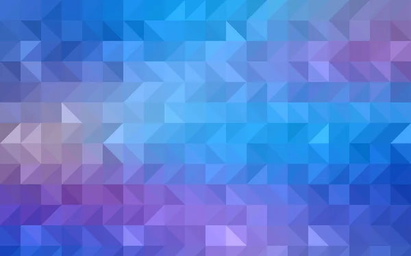 Donker Roze Blauw Vector Driehoek Mozaïek Patroon Kleurrijke Abstracte Illustratie — Stockvector