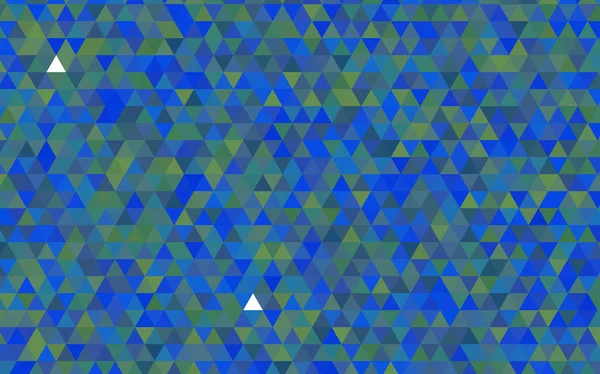 Modèle Triangle Flou Vectoriel Bleu Clair Vert Illustration Abstraite Géométrique — Image vectorielle