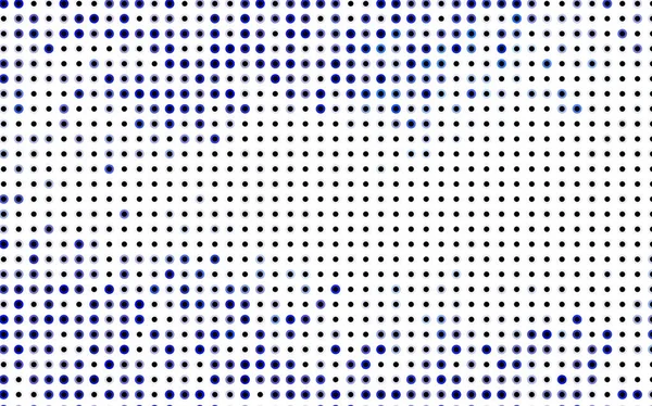 Bleu Foncé Bannière Rouge Vectorielle Verte Avec Ensemble Cercles Points — Image vectorielle