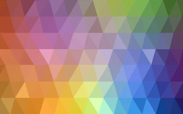 Ilustración Poligonal Vectorial Multicolor Claro Que Consiste Triángulos Diseño Triangular — Archivo Imágenes Vectoriales