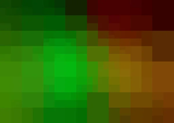 Hellgrüner Roter Vektor Mit Niedrigem Polykristallhintergrund Polygon Muster Niedrige Poly — Stockvektor