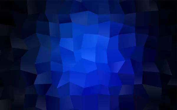Illustration Polygonale Vectorielle Bleu Foncé Composée Rectangles Modèle Rectangulaire Pour — Image vectorielle
