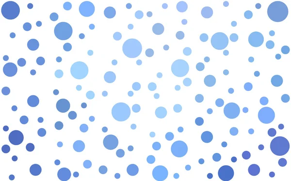 Ljusrosa Blå Vektormönster Med Färgade Kulor Geometriskt Prov Repeterande Cirklar — Stock vektor