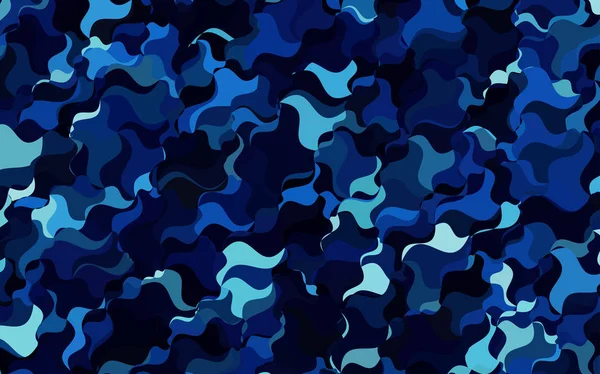 Modèle Plié Vecteur Bleu Foncé Une Toute Nouvelle Illustration Couleur — Image vectorielle