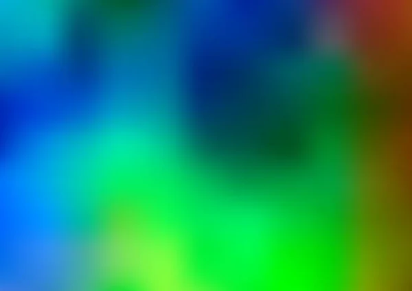 Azul Claro Vetor Verde Abstrato Fundo Borrado Uma Ilustração Cores — Vetor de Stock