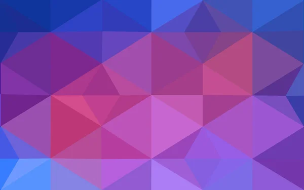 Bleu Clair Motif Fond Triangle Flou Vecteur Rouge Fond Géométrique — Image vectorielle