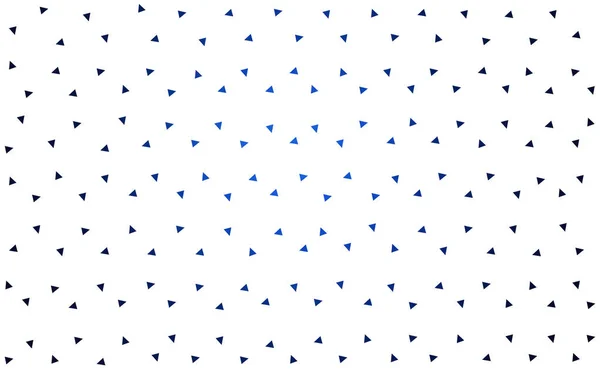 Vetor Azul Escuro Pequenos Triângulos Sobre Fundo Branco Ilustração Textura —  Vetores de Stock