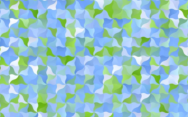 Bleu Clair Vecteur Vert Brillant Motif Manivelle Illustration Colorée Dans — Image vectorielle