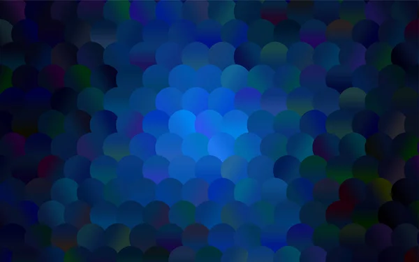 Tmavě Modrý Vektor Moderní Geometrické Kruh Abstraktní Pozadí Tečkovaný Textury — Stockový vektor