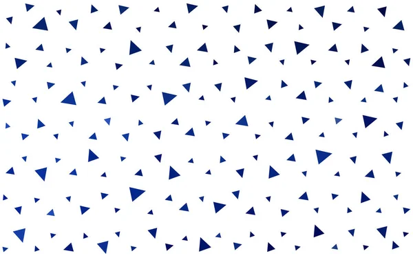 Dark Blue Vektor Geometrischen Einfachen Minimalistischen Hintergrund Der Aus Dreiecken — Stockvektor