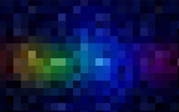 Mörka Multicolor Vektorbakgrund Rektanglar Och Kvadrater Stil Täcke Och Filt — Stock vektor