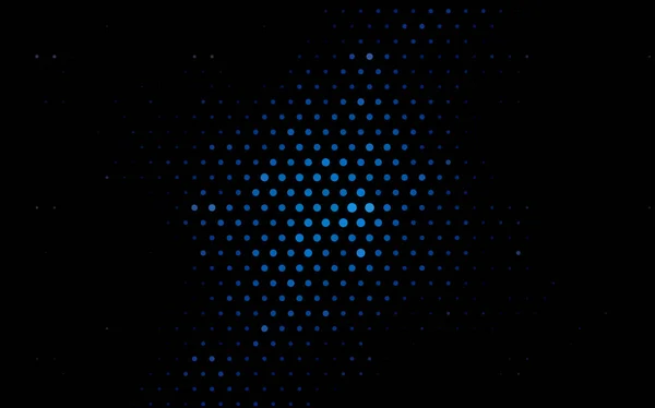 Donker Blauw Vector Rood Patroon Van Geometrische Cirkels Vormen Kleurrijke — Stockvector