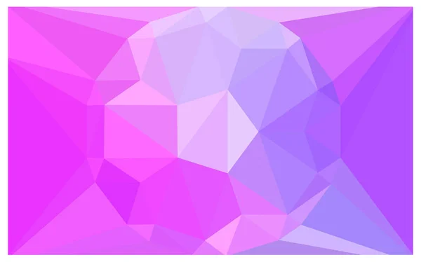 Light Purple Pink Vector Polygonal Illustration Which Consist Triangles Gemstone — Stock Vector