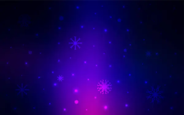 濃いピンク ブルーはベクトル色雪のテクスチャです 雪のクリスマス スタイルでぼやけた装飾的なデザイン テンプレートが新しい年の背景としても使えます — ストックベクタ